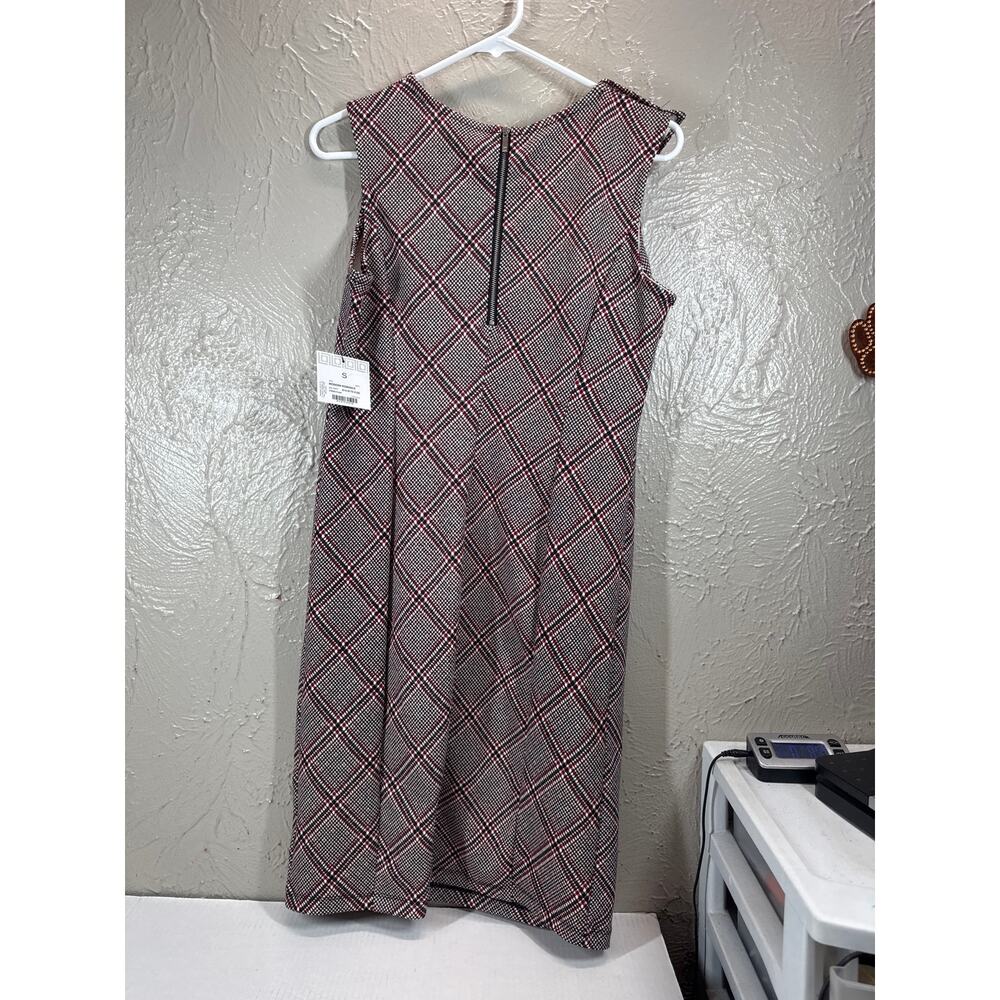 Liz Claiborne Dress Womens Pure Romance‎ Red Black Plaid Size Small NWT - Picture 5 of 5